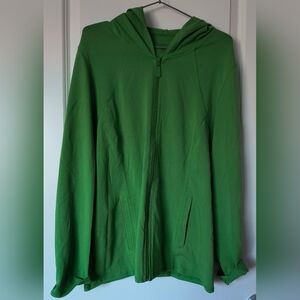 Reitmans Green Yoga Life Hooded Light Jacket